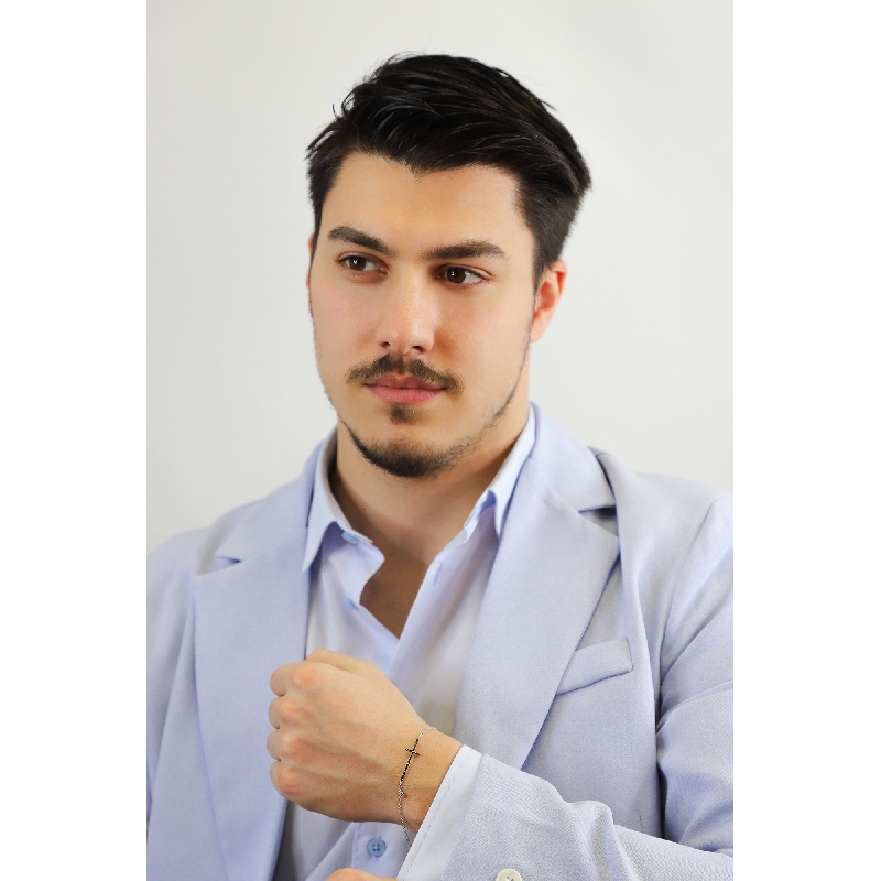 Bracelet in white gold 750 with black diamonds Bracelet in white gold 750 with black diamonds