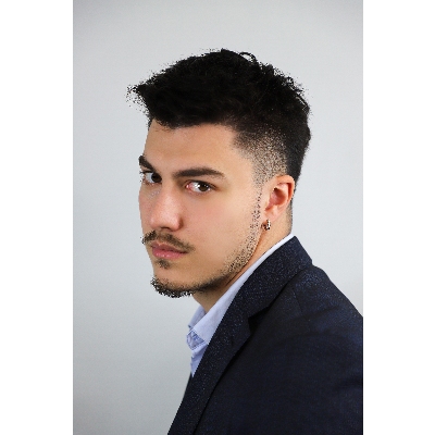 Diamond half channel setting single earring