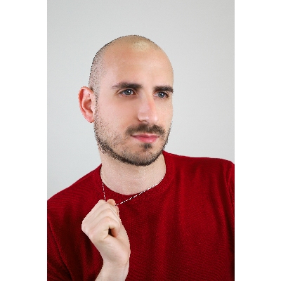 18k white gold thin rolò links chain