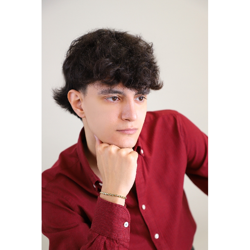 18k yellow gold bracelet for man