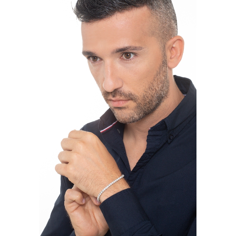 Tennis bracelet in white gold 750 diamonds Tennis bracelet in white gold 750 diamonds