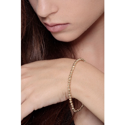 750 yellow gold bracelet