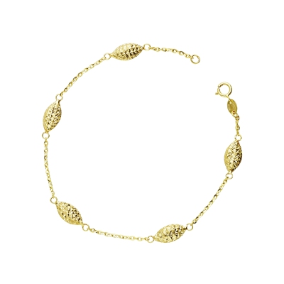 Design bracelet in yellow gold 18k