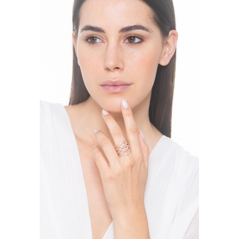 Rose gold 750 band ring  Rose gold 750 band ring