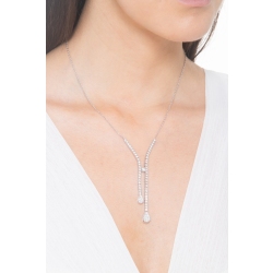 750 white gold design necklace with diamonds 2