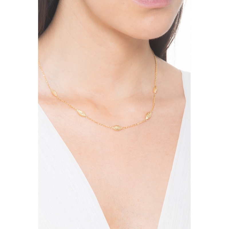 750 yellow gold design necklace