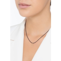 Pendant with initial letter Z in italic in 18k yellow gold 2