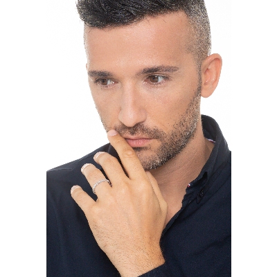 Eternity Ring White Gold 18k With Diamonds