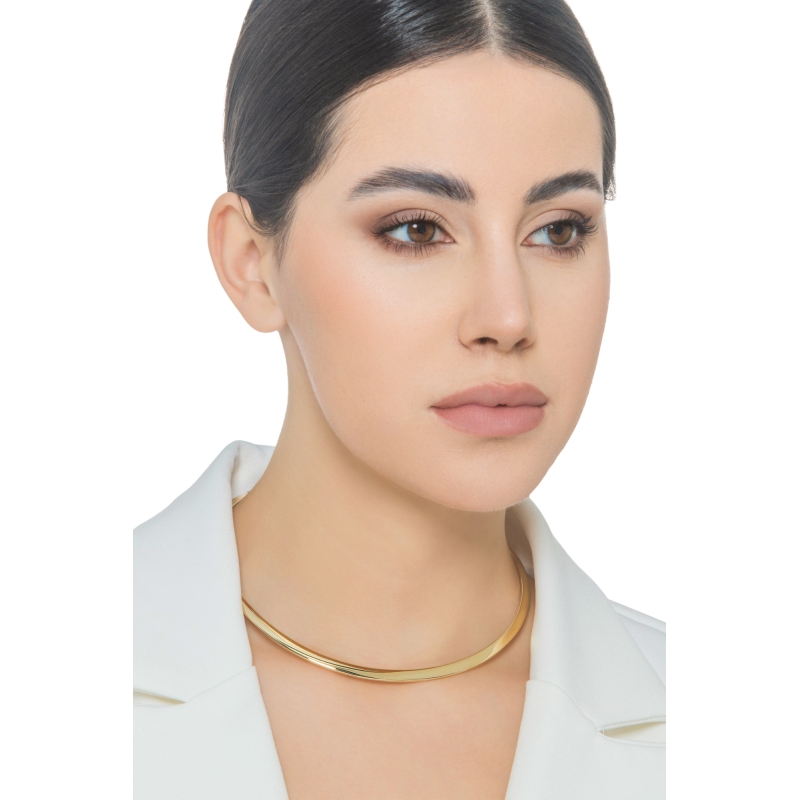 18k yellow gold choker necklace 18k yellow gold choker necklace