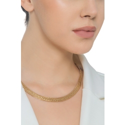 Design necklace in yellow gold 750 2