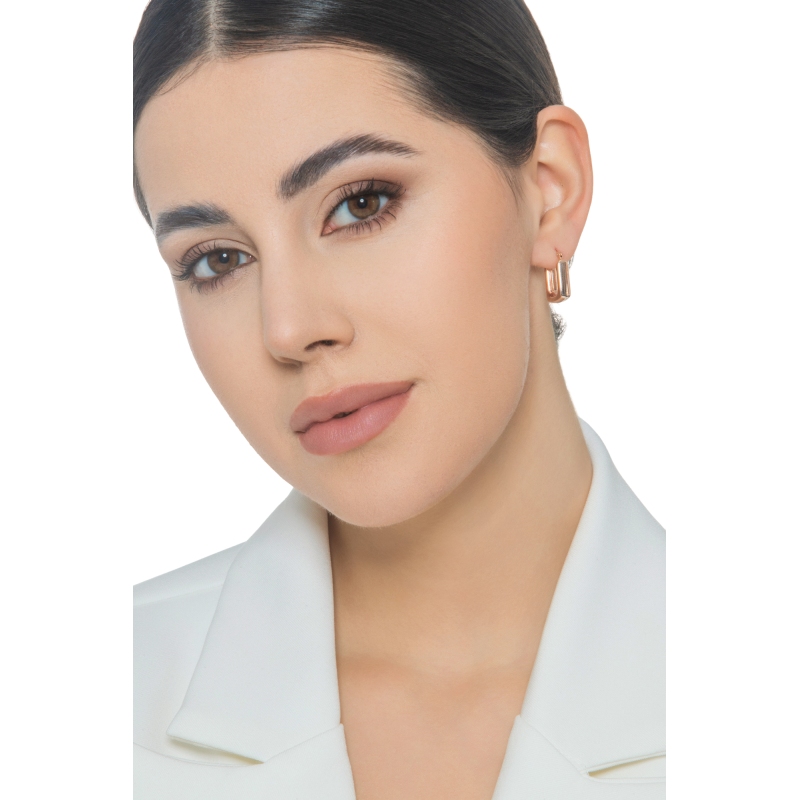 Earrings in rose gold 750