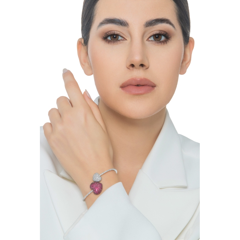 TOI et MOI bracelet with rubies and diamonds TOI et MOI bracelet with rubies and diamonds