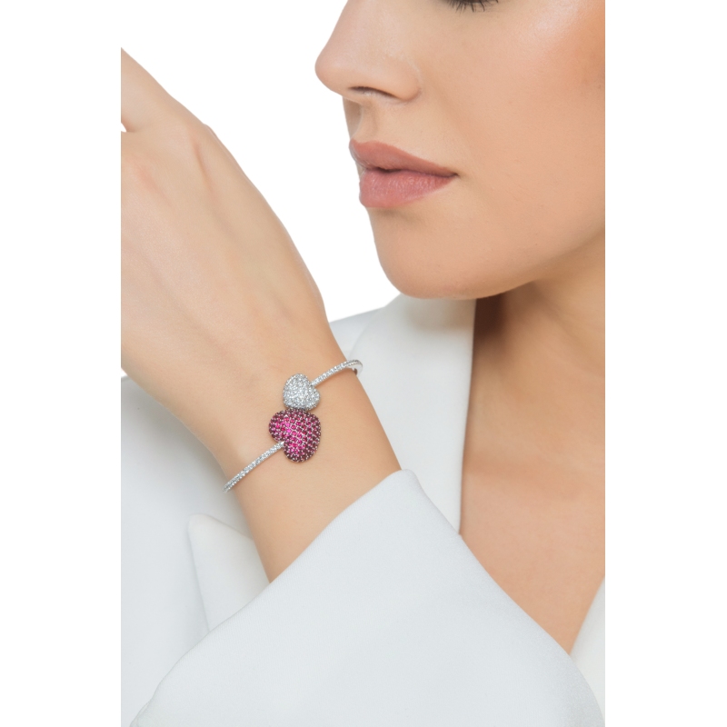 TOI et MOI bracelet with rubies and diamonds TOI et MOI bracelet with rubies and diamonds