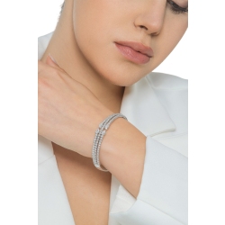 18k white gold rigid bracelet with diamonds 2