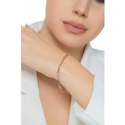 18k rose gold chain bracelet 2