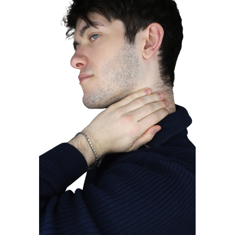 18k white gold tennis bracelet diamonds