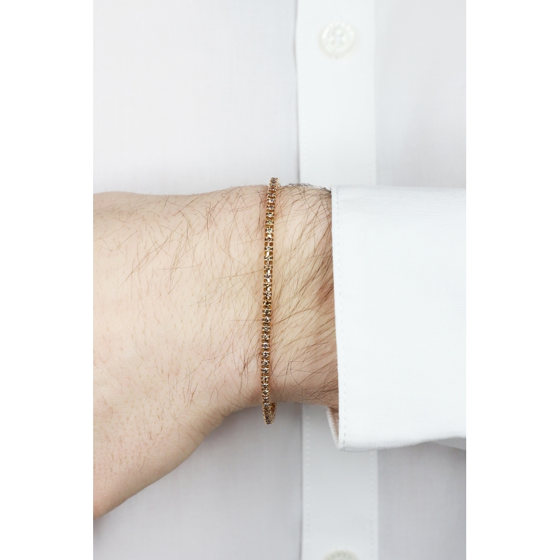 18k rose gold tennis bracelet with brown diamonds 18k rose gold tennis bracelet with brown diamonds