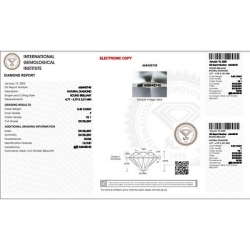 IGI Certified Diamond   CT 0,42  F  VS 1 2