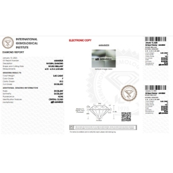 IGI Certified Diamond   CT 0,40  F  VS 2 2