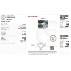 IGI Certified Diamond   CT 0,41   F   VS 1 2