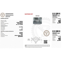 IGI Certified Diamond   CT 0,41   E   VS 1 2