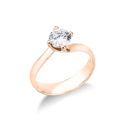 Solitaire setting four prong Valentino rhombus 2