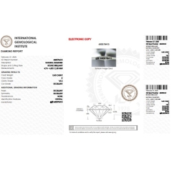 IGI Certified Diamond   CT 0,40   E  VS 2 2