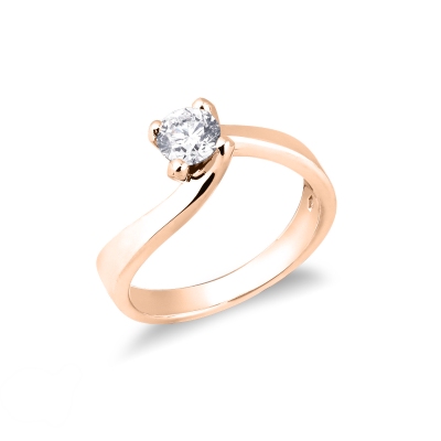 Four prong solitaire setting