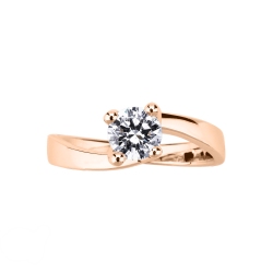 Four prong solitaire setting