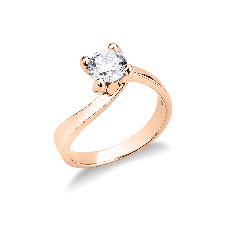 Four prong solitaire setting