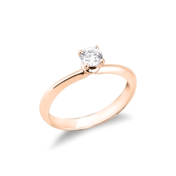 Four prong solitaire engament ring setting 2
