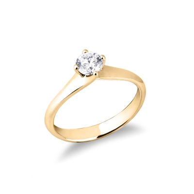 Linear rhombus solitaire setting