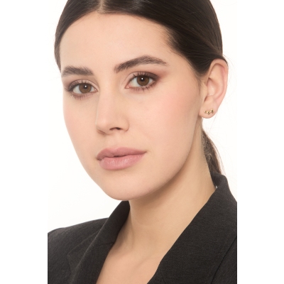 Star earrings in yellow gold 18k