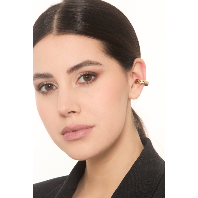 18k yellow gold earcuff