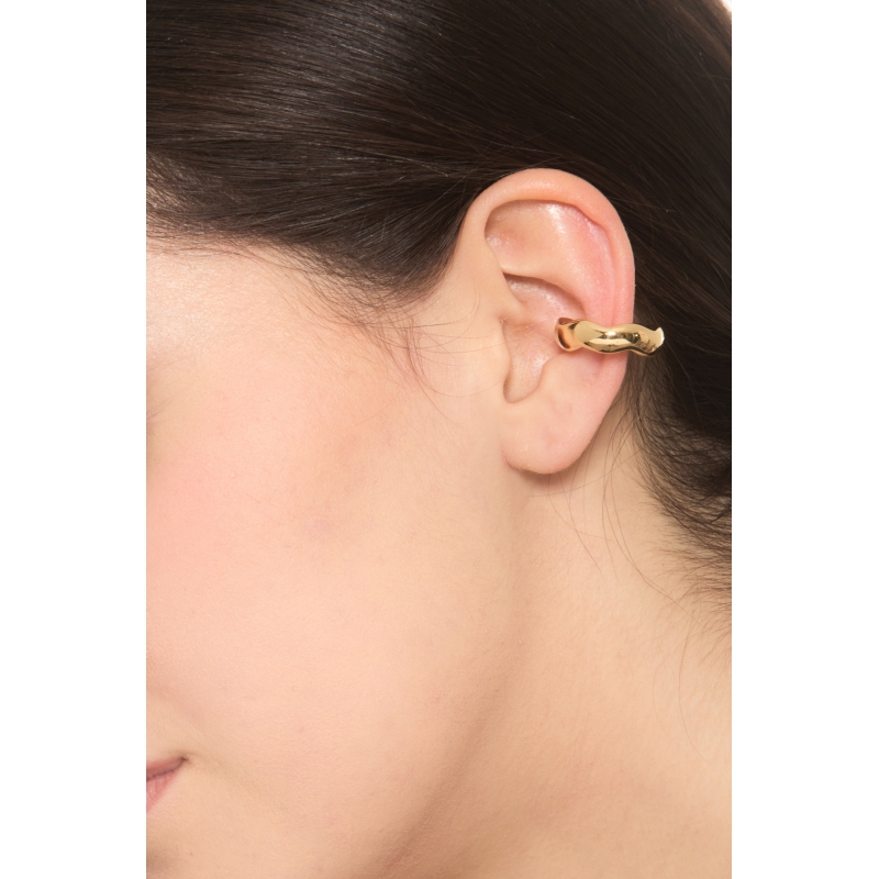 18k yellow gold earcuff