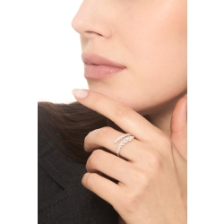 TOI et MOI ring in white gold 18k with diamonds 2