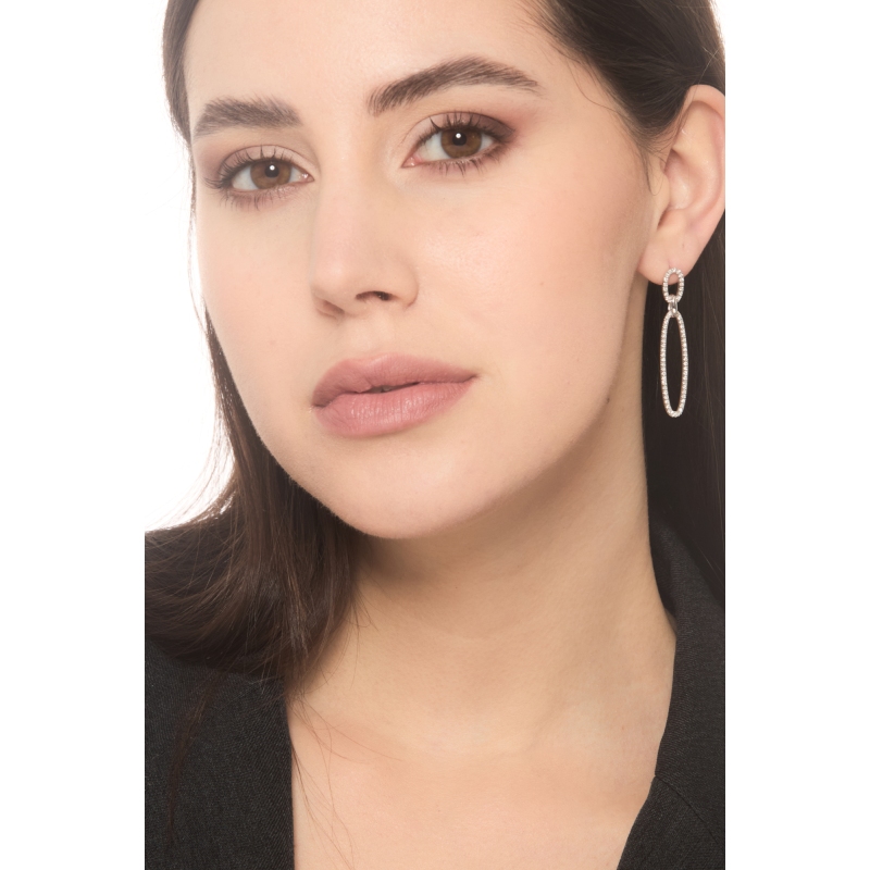 750 white gold diamond drop earrings 750 white gold diamond drop earrings