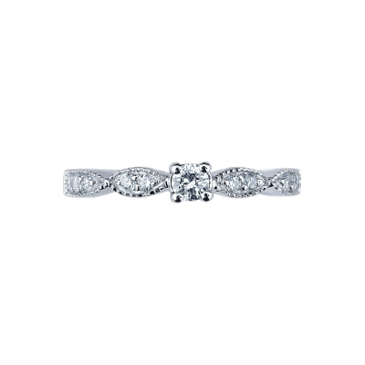 White gold 18k engagement diamond ring