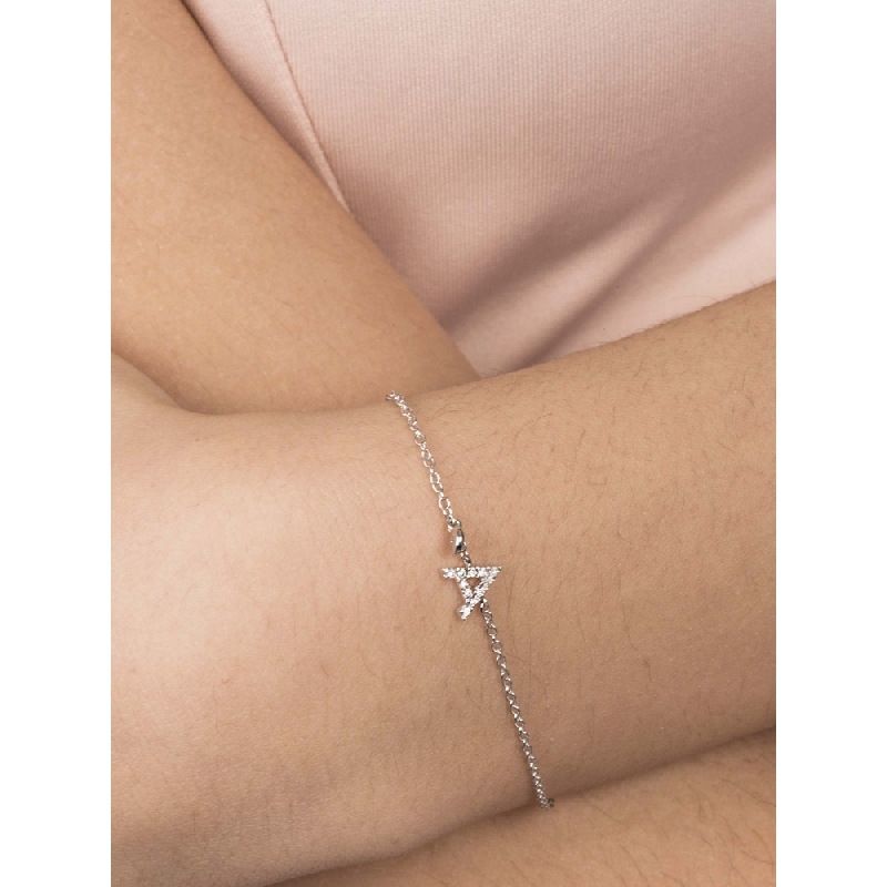 Bracelet with a initial A in diamonds Bracelet with a initial A in diamonds