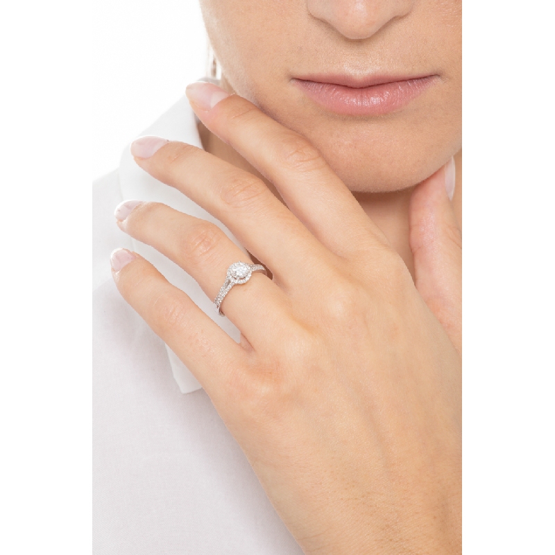 Solitaire diamond ring 0,50 ct white gold 18k Solitaire diamond ring 0,50 ct white gold 18k