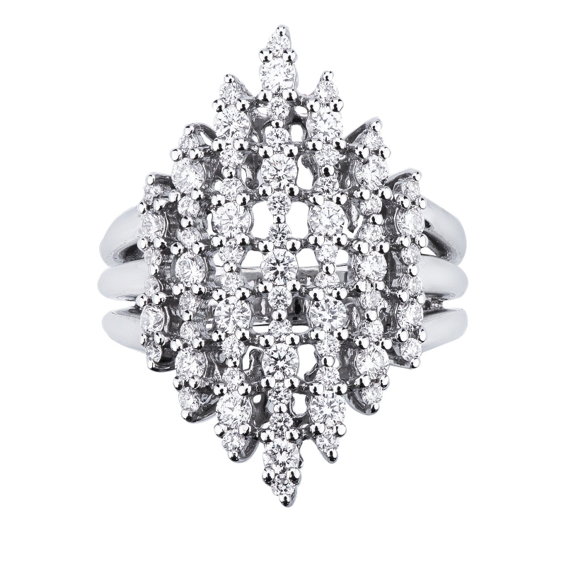 750 white gold diamonds design ring 750 white gold diamonds design ring