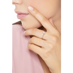 Solitaire white gold 18k with diamond 0,40 ct 2