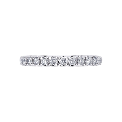 White gold 18k eternity ring with 0,04 ct diamonds 