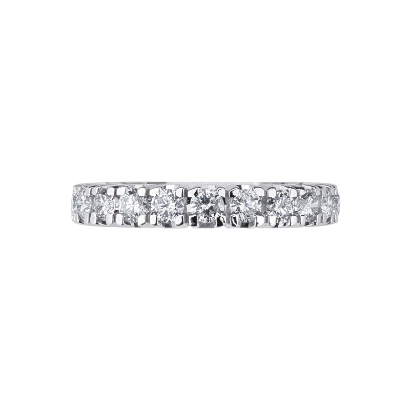 Eternity ring with diamonds in white gold 18k Eternity ring with diamonds in white gold 18k