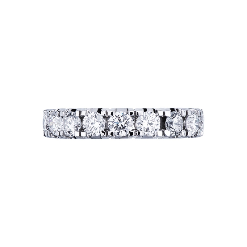 18k white gold eternity ring with diamonds 18k white gold eternity ring with diamonds