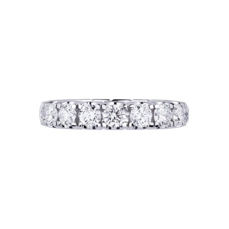 Eternity ring in white gold 18k with diamonds Eternity ring in white gold 18k with diamonds