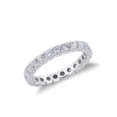18k white gold diamond eternity ring