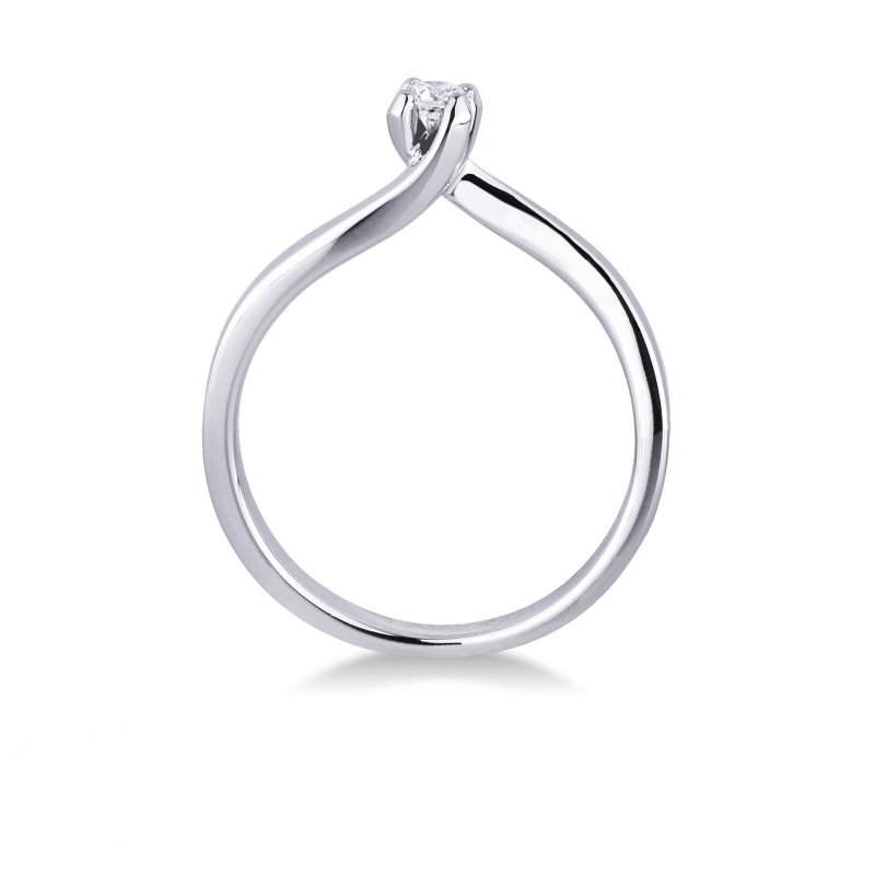 Solitaire 0.10ct diamond ring white gold 18k Solitaire 0.10ct diamond ring white gold 18k