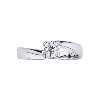 4 claw solitaire 0.40 ct diamond solitaire ring 