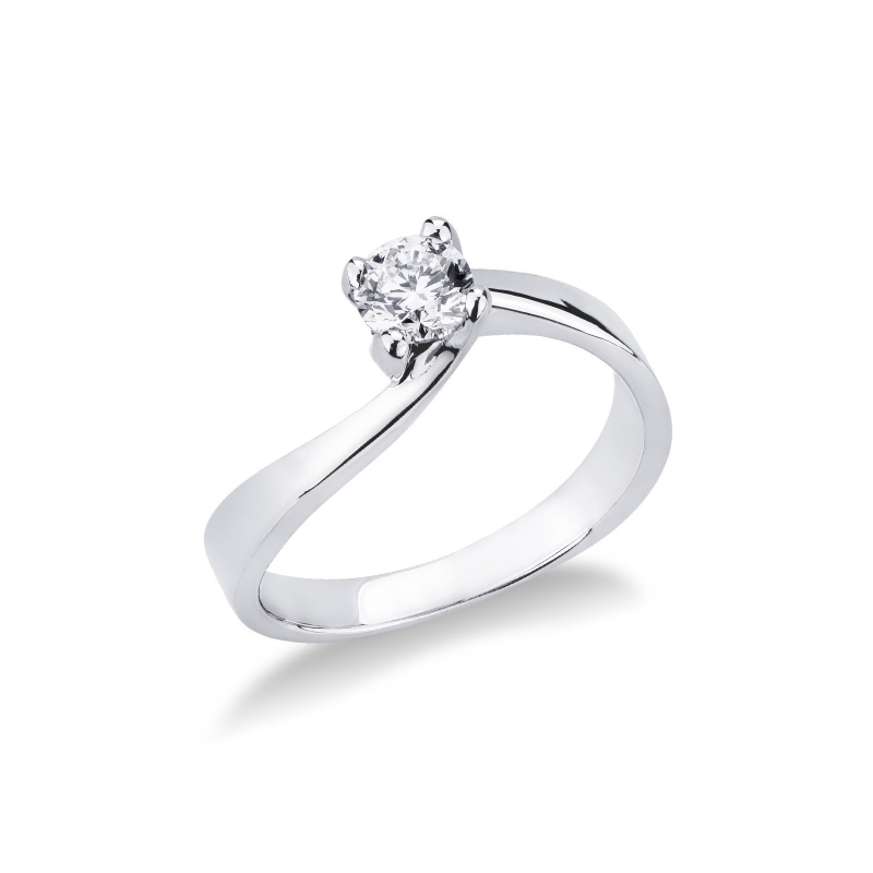 4 claw solitaire 0.40 ct diamond solitaire ring 